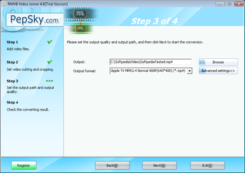 Pepsky RMVB Video Joiner screenshot 3