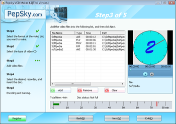 Pepsky VCD Maker screenshot 3