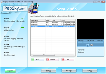 Pepsky Video Converter screenshot