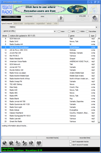Percautus Radio screenshot