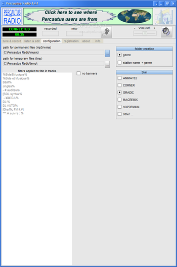 Percautus Radio screenshot 2
