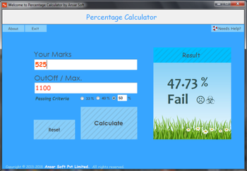 Percentage Calculator screenshot