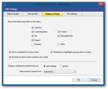 Perfect Diet Tracker screenshot 12