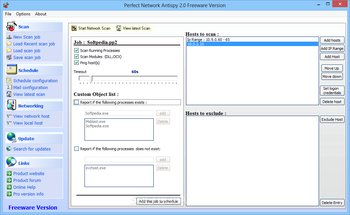 Perfect Network Antispy screenshot
