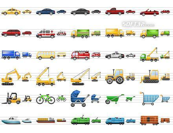 Perfect Transport Icons screenshot 2