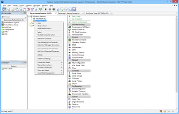 PerfectAdmin Remote Support Professional screenshot