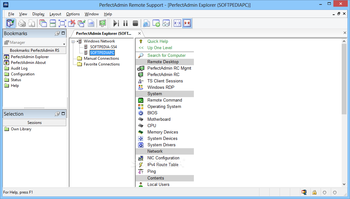PerfectAdmin Remote Support screenshot