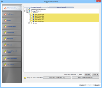 PerfectDisk Enterprise Console screenshot 13