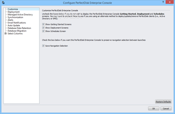 PerfectDisk Enterprise Console screenshot 16