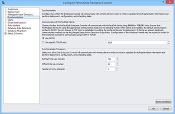 PerfectDisk Enterprise Console screenshot 18