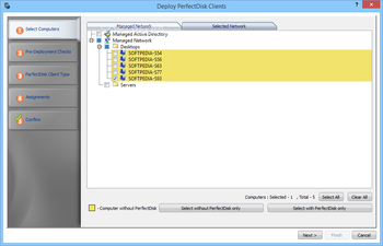 PerfectDisk Enterprise Console screenshot 2