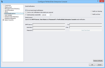 PerfectDisk Enterprise Console screenshot 20