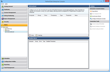 PerfectDisk Enterprise Console screenshot 4