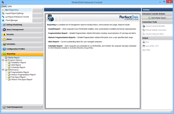 PerfectDisk Enterprise Console screenshot 7