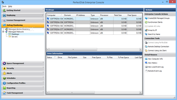 PerfectDisk Enterprise Console screenshot 8