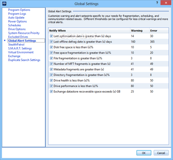 PerfectDisk for Exchange screenshot 14