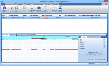 PerfectDisk for Exchange screenshot 2