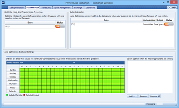 PerfectDisk for Exchange screenshot 3