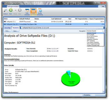 PerfectDisk Free Defrag screenshot 4