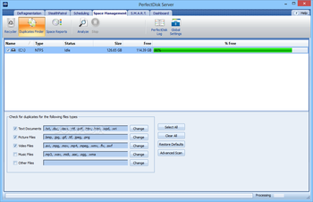 PerfectDisk Server screenshot 7