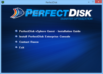 PerfectDisk vSphere screenshot