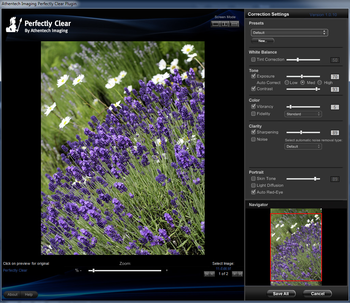 Perfectly Clear Lightroom Plugin screenshot