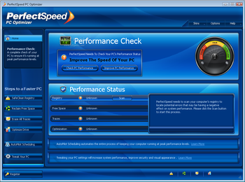 PerfectSpeed PC Optimizer screenshot