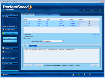 PerfectSpeed PC Optimizer screenshot 3