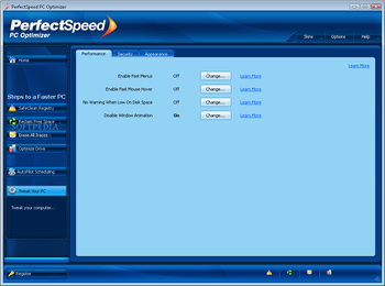PerfectSpeed PC Optimizer screenshot 7