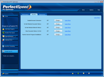PerfectSpeed PC Optimizer screenshot 8