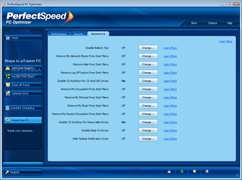 PerfectSpeed PC Optimizer screenshot 9