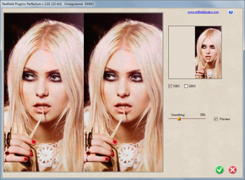 Perfectum plug-in screenshot