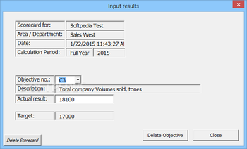 Performance Scorecard Builder screenshot 4