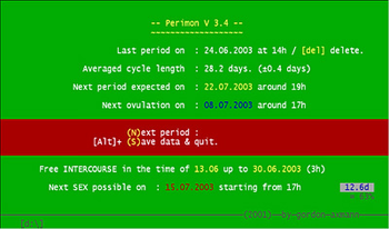 PERIMON - Free cycle calendar screenshot 3