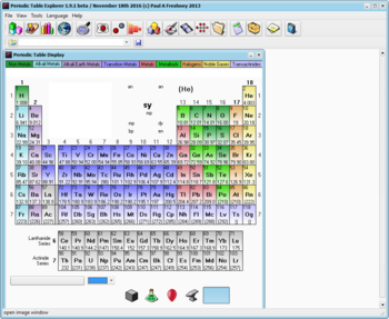 Periodic Table Explorer screenshot