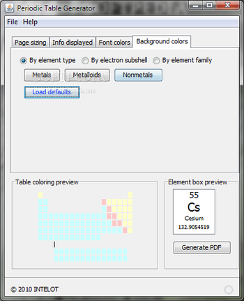 Periodic Table Generator screenshot 4