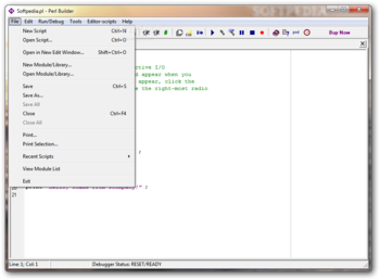 Perl Builder screenshot 2