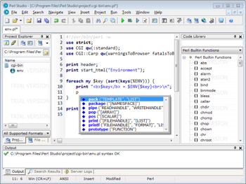 Perl Studio screenshot