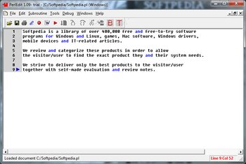 PerlEdit screenshot