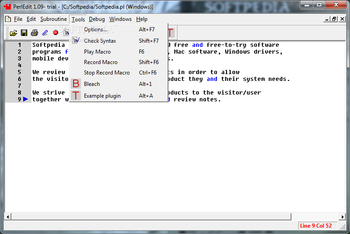 PerlEdit screenshot 4