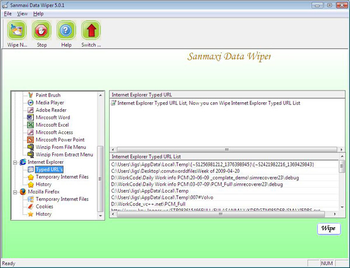 Permanent Data Wiper Tool screenshot