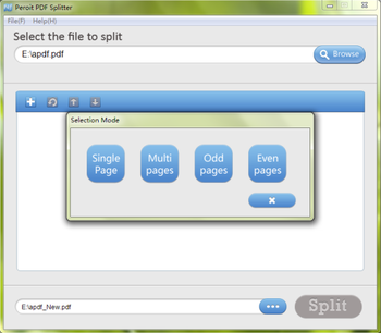 Peroit PDF Splitter screenshot 2