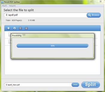 Peroit PDF Splitter screenshot 6