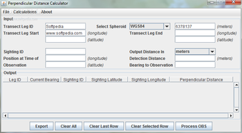 Perpendicular Distance Calculator screenshot