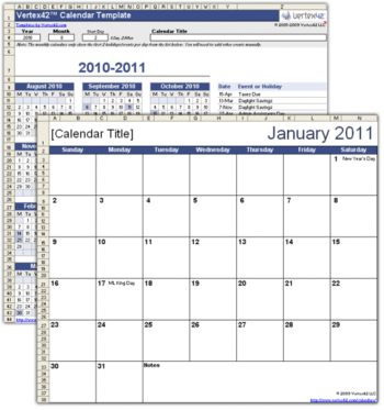 Perpetual Calendar screenshot