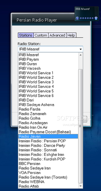 Persian Radio Player screenshot 2