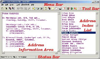 Personal Address File screenshot 3