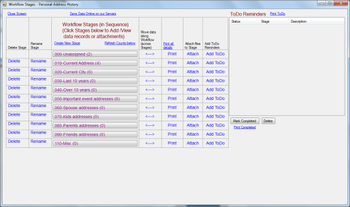 Personal Address History Tracking Software screenshot