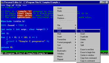 Personal Editor 64 screenshot