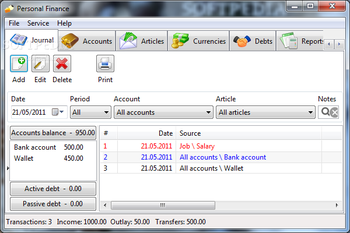 Personal Finance screenshot